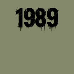 Свитшот хлопковый мужской 1989 год расшерканый, цвет: авокадо — фото 2