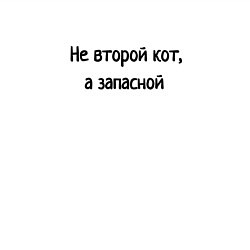 Свитшот хлопковый мужской Не второй кот, цвет: белый — фото 2