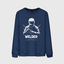 Мужской свитшот Сварщик в маске и перчатках