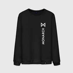Свитшот хлопковый мужской Монарх - Годзилла, цвет: черный