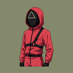 Свитшот хлопковый мужской Страж в аниме стиле, цвет: авокадо — фото 2