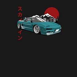 Свитшот хлопковый мужской Toyota MR2, цвет: черный — фото 2