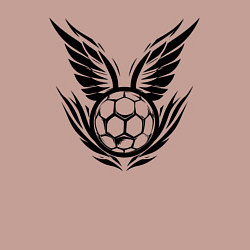 Свитшот хлопковый мужской Крылатый мяч гандбол, цвет: пыльно-розовый — фото 2