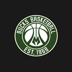 Свитшот хлопковый мужской Милуоки Бакс - команда, цвет: черный — фото 2