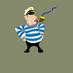 Свитшот хлопковый мужской Морской волк, цвет: авокадо — фото 2