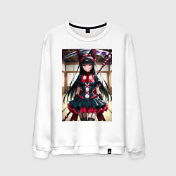 Свитшот хлопковый мужской Рори Меркурия с алебардой, цвет: белый