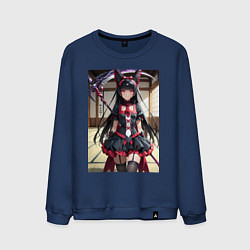 Свитшот хлопковый мужской Рори Меркурия с алебардой, цвет: тёмно-синий