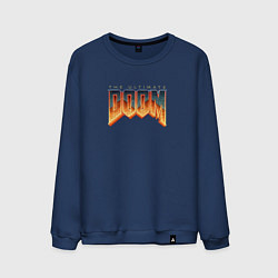 Мужской свитшот Doom ultimate logo