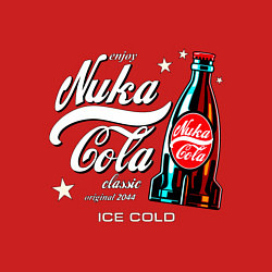 Свитшот хлопковый мужской Nuka cola - Fallout, цвет: красный — фото 2