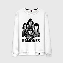 Мужской свитшот Ramones силуэты