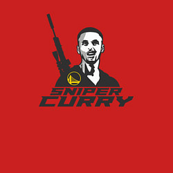 Свитшот хлопковый мужской Снайпер Карри, цвет: красный — фото 2