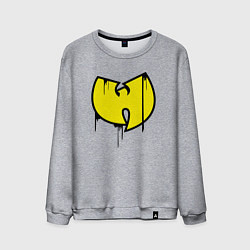 Свитшот хлопковый мужской Wu-Tang style, цвет: меланж