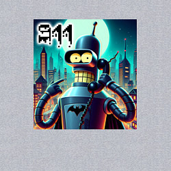 Свитшот хлопковый мужской Бендермен оператор службы спасения, цвет: меланж — фото 2