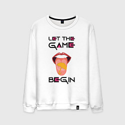 Мужской свитшот Пусть начнётся игра