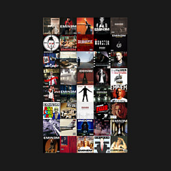 Свитшот хлопковый мужской Eminem - обложки, цвет: черный — фото 2