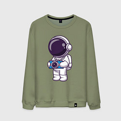 Мужской свитшот Космонавт фотограф