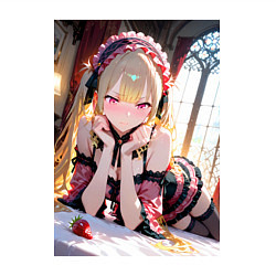 Свитшот хлопковый мужской Смущенная девушка на кровати, цвет: белый — фото 2