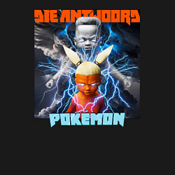 Свитшот хлопковый мужской Die Antwoord Pokemon, цвет: черный — фото 2