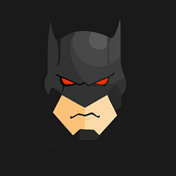 Свитшот хлопковый мужской Голова Бэтмена, цвет: черный — фото 2