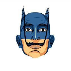 Свитшот хлопковый мужской Batman Dali, цвет: белый — фото 2