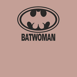 Свитшот хлопковый мужской Женщина Бэтмен, цвет: пыльно-розовый — фото 2