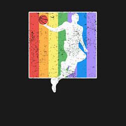 Свитшот хлопковый мужской Play basket, цвет: черный — фото 2