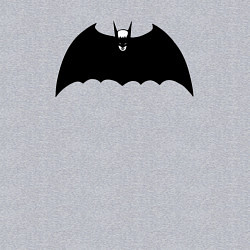 Свитшот хлопковый мужской Dark Batman, цвет: меланж — фото 2