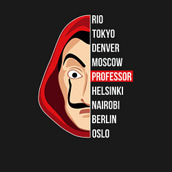 Свитшот хлопковый мужской Герои бумажного дома, цвет: черный — фото 2