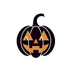 Свитшот хлопковый мужской Тыква Джек фонарь Хэллоуин, цвет: белый — фото 2