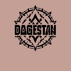 Свитшот хлопковый мужской Дагестан орнамент, цвет: пыльно-розовый — фото 2