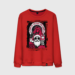 Мужской свитшот Красный огненный конь 2026