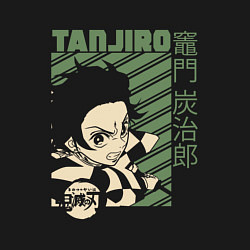 Свитшот хлопковый мужской Тандзиро Камадо клинок, цвет: черный — фото 2