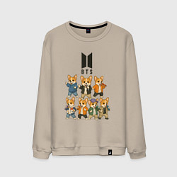 Мужской свитшот BTS группа из корги