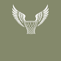 Свитшот хлопковый мужской Крылья кольца, цвет: авокадо — фото 2