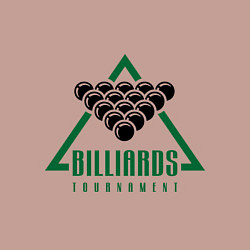 Свитшот хлопковый мужской Billiards tournament, цвет: пыльно-розовый — фото 2