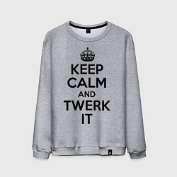 Мужской свитшот Keep Calm & Twerk it