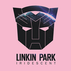 Свитшот хлопковый мужской Linkin Park: Iridescent, цвет: светло-розовый — фото 2