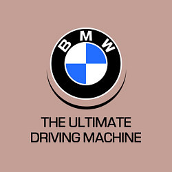 Свитшот хлопковый мужской BMW Driving Machine, цвет: пыльно-розовый — фото 2
