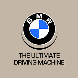 Свитшот хлопковый мужской BMW Driving Machine, цвет: миндальный — фото 2