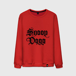 Свитшот хлопковый мужской Snoop Dogg, цвет: красный