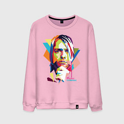 Мужской свитшот Kurt Cobain: Colors