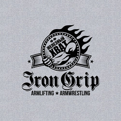 Свитшот хлопковый мужской Iron Grip, цвет: меланж — фото 2