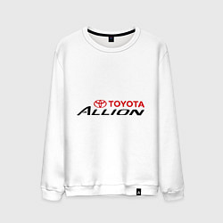 Свитшот хлопковый мужской Toyota Allion, цвет: белый