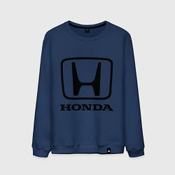 Свитшот хлопковый мужской Honda logo, цвет: тёмно-синий