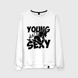 Мужской свитшот Young & Sexy