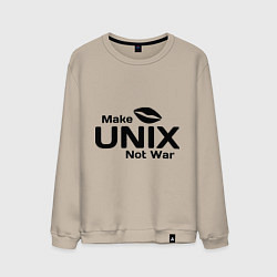 Мужской свитшот Make unix, not war