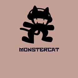 Свитшот хлопковый мужской Monstercat, цвет: пыльно-розовый — фото 2