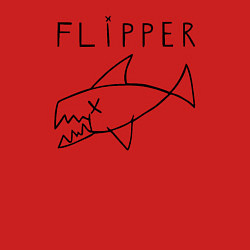 Свитшот хлопковый мужской Flipper, цвет: красный — фото 2