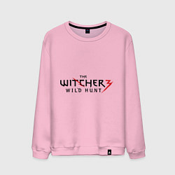 Свитшот хлопковый мужской The Witcher 3, цвет: светло-розовый