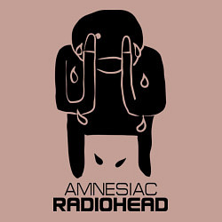 Свитшот хлопковый мужской Radiohead, цвет: пыльно-розовый — фото 2